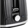 Russell Hobbs EDEN Grille-pain 800 W, 2 fentes, Noir - Design moderne pour toasts uniformes