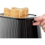Russell Hobbs EDEN Grille-pain 800 W, 2 fentes, Noir - Design moderne pour toasts uniformes