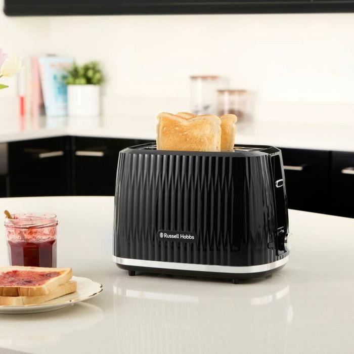 Russell Hobbs Eden Grille-pain Noir 800 W 2 fentes