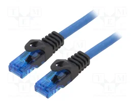 LOGILINK Patch cord U/UTP Cat 6a RJ45 1m bleu