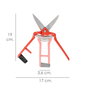 WOLFPACK LINEA PROFESIONAL Ciseaux de vendanges droits forgés 19 cm