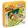 Cayro - Jeu du pendu Chita en bois dans une boîte métallique - 8 pièces, 2 joueurs - Dimensions 19 x 19 x 3.5 cm