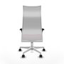 Piqueras y Crespo Chaise de Bureau Albacete XL Rose et Blanc