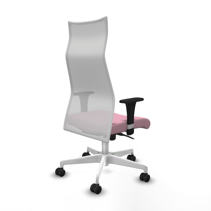 Piqueras y Crespo Chaise de Bureau Albacete XL Rose et Blanc Piqueras y Crespo Chaise de Bureau Albacete XL Rose et Blanc