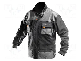 NEO TOOLS Veste de travail HD grise Taille 54