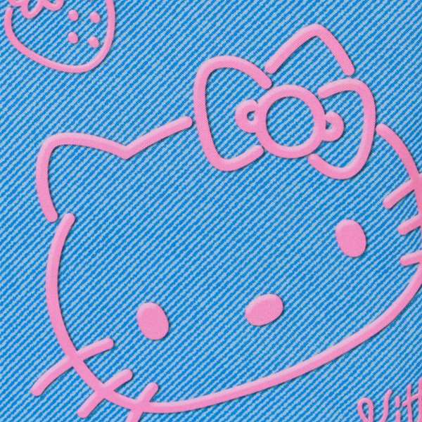 Karactermania - Bolsa de playa Hello Kitty Soleil Denim - Sac de plage - 52 x 37 x 17 cm - En polyester - Bleu