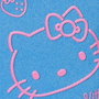 Karactermania - Bolsa de playa Hello Kitty Soleil Denim - Sac de plage - 52 x 37 x 17 cm - En polyester - Bleu