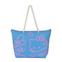 Karactermania - Bolsa de playa Hello Kitty Soleil Denim - Sac de plage - 52 x 37 x 17 cm - En polyester - Bleu