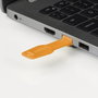 Lindy Bloqueur de Port RJ-45 pour Sécurité Réseau - Lot de 20 Pièces avec Clé - Orange