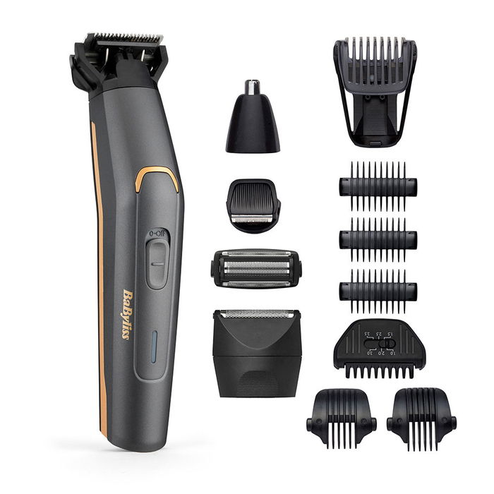 Babyliss Tondeuse Multifonction 12 en 1 MT987E Lames en Graphite