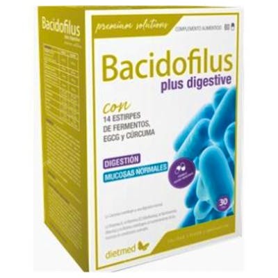 Dietmed Bacidofilus Plus Digestive 60 Gélules Probiotiques Digestion Vitamine A Dietmed Bacidofilus Plus Digestive 60 Gélules Probiotiques Digestion Vitamine A