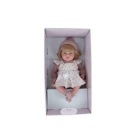 Muñecas Arias Poupée Aria 40 cm Rose avec Mécanisme de Rire et Cheveux