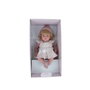 Muñecas Arias Poupée Aria 40 cm Rose avec Mécanisme de Rire et Cheveux, Fonction Try Me, avec Piles LR44