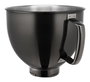 Kitchenaid 5KSM5SSBRB Bol en acier inoxidable noir radiant pour robot multifonction avec tête inclinable