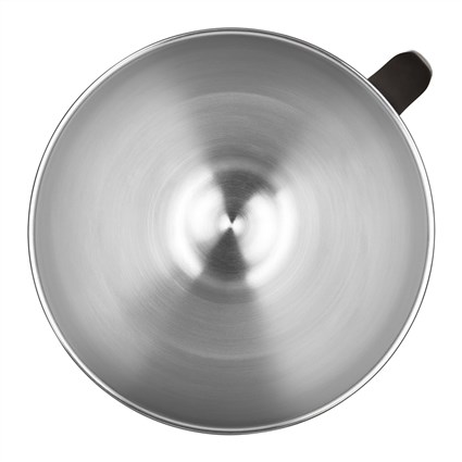 Kitchenaid 5KSM5SSBRB Bol en acier inoxidable noir radiant pour robot multifonction avec tête inclinable Kitchenaid 5KSM5SSBRB Bol en acier inoxidable noir radiant pour robot multifonction avec tête inclinable