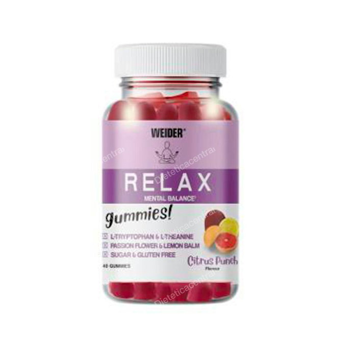 WEIDER RELAX mental balance gummies Citrus Punch WEIDER RELAX mental balance gummies Citrus Punch