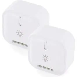 Chacon DiO 1.0 - Set de 2 modules d'éclairage connecté On/Off (1000W) pour contrôler à distance vos luminaires