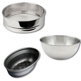 Fackelmann Ensemble de 3 ustensiles spécial cuisson du pain avec moule à pain de mie