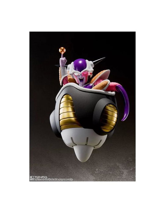 Tamashii Nations S.H. Figuarts Dragon Ball Z Frieza First Form avec Pod Figurine articulée 11 cm