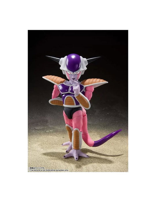 Tamashii Nations S.H. Figuarts Dragon Ball Z Frieza First Form avec Pod Figurine articulée 11 cm