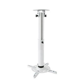 Vivolink Support de projecteur professionnel au plafond blanc, 15 kg, 380-550 mm