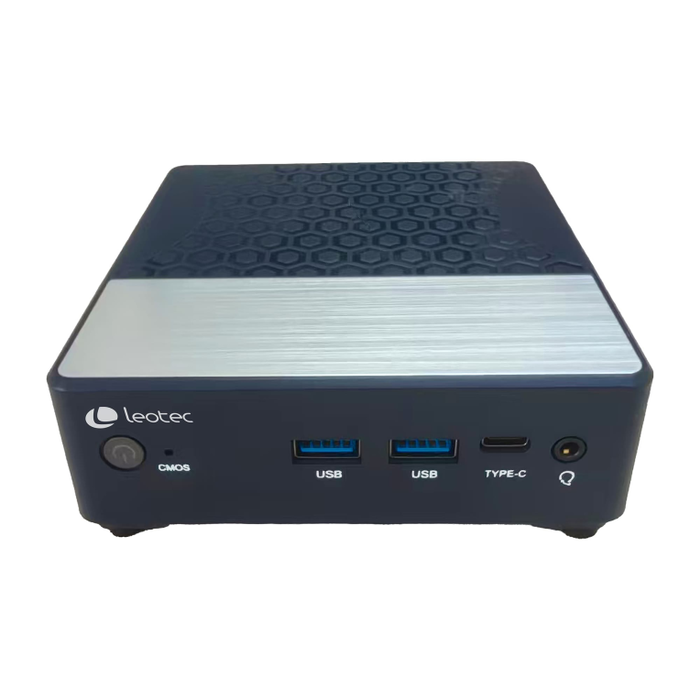 Leotec Mini PC AMD Ryzen 5 5205U 8 Go RAM 128 Go SSD NVMe Windows 11 Pro HDMI USB 3.2 Wi-Fi Bluetooth 4.2 Noir
