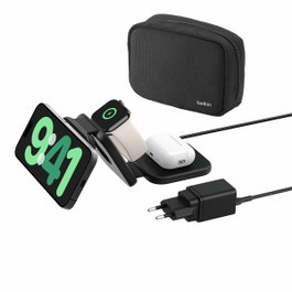 Belkin Boost Charge PRO Qi2 3-en-1 Magnétique Pliable WIZ024vfBK Black