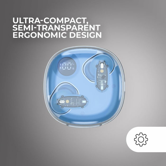 Écouteurs Sans Fil avec Étui de Charge Mars Gaming MHIB2BL Bleu