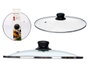 Kinvara Tapa en verre avec bordure argentée 30 cm (Set de 12)
