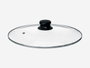 Kinvara Tapa en verre avec bordure argentée 30 cm (Set de 12)