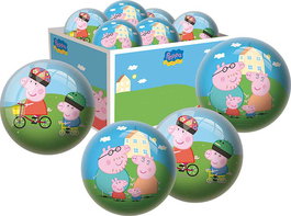 Mondo Pelota de goma avec personnage Peppa Pig, 13 cm, ballon pour enfants, facile à saisir, à partir de 3 ans - Réf. 1317/5947