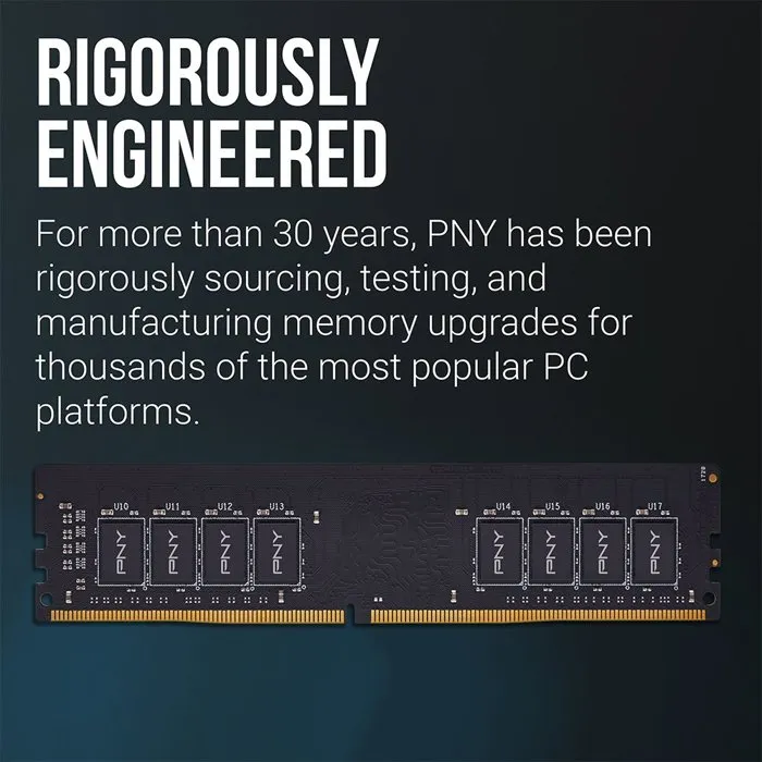 PNY MD16GSD42666-SB Module mémoire DDR4 16 Go 2666 MHz PNY MD16GSD42666-SB Module mémoire DDR4 16 Go 2666 MHz