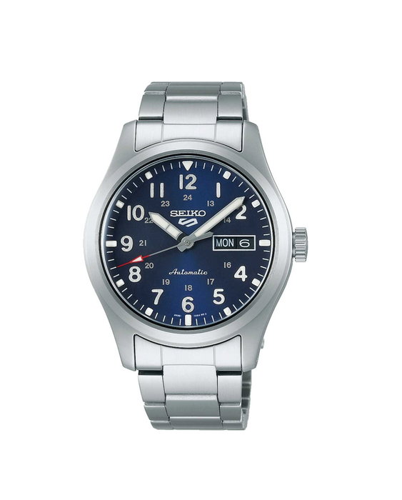 Seiko SRPG29K1 avec cadran bleu et bracelet acier Seiko SRPG29K1 avec cadran bleu et bracelet acier
