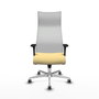 Piqueras y Crespo Chaise de Bureau Albacete XL Crème et Blanc