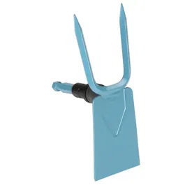 Gardena Serfouette Combisystem, 7.5 cm, acier inoxydable, outil pour travaux de sol, lame droite et fourche 2 dents, compatible manches Combisystem, garantie 25 ans