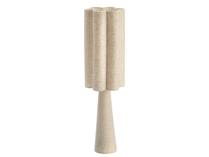 Giftdecor Lampe fleur naturelle 72.5 cm métal et papier Giftdecor Lampe fleur naturelle 72.5 cm métal et papier