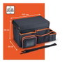 Black+Decker Organisateur de voiture avec refroidisseur 47.5 x 25 x 30 cm Noir et Orange
