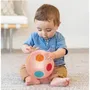 Infantino Senso' Balle Sonore, balle d'éveil lumineuse et musicale multicolore pour bébé, stimule la motricité et l'apprentissage des couleurs, dès la naissance, 470 g