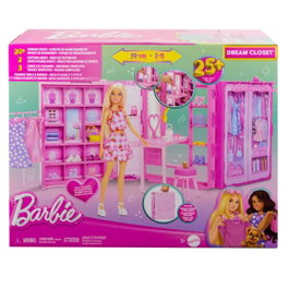 Barbie Dressing de Rêve avec garde-robe extensible et accessoires