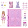 Barbie Dressing de Rêve avec Armoire et 27 Accessoires