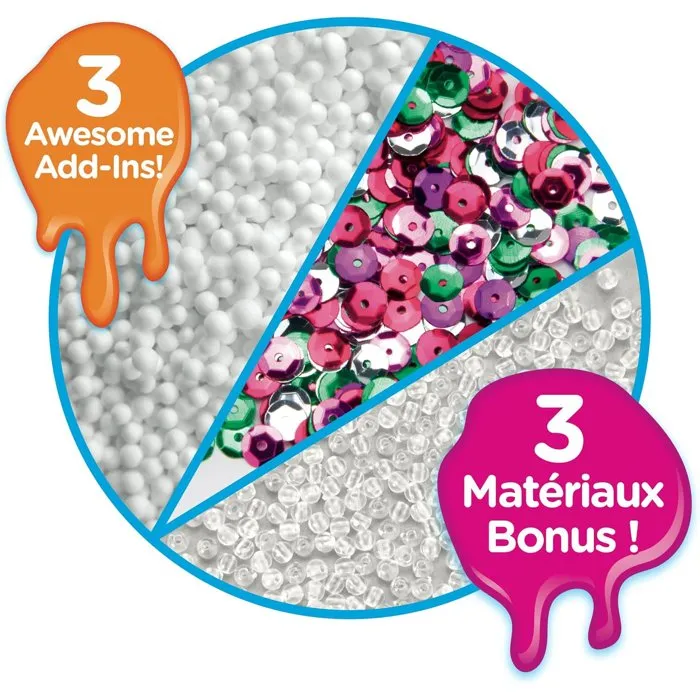 Lexibook CRAZART Kit de mélanges Slimy