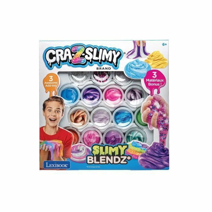 Lexibook CRAZART Kit de mélanges Slimy