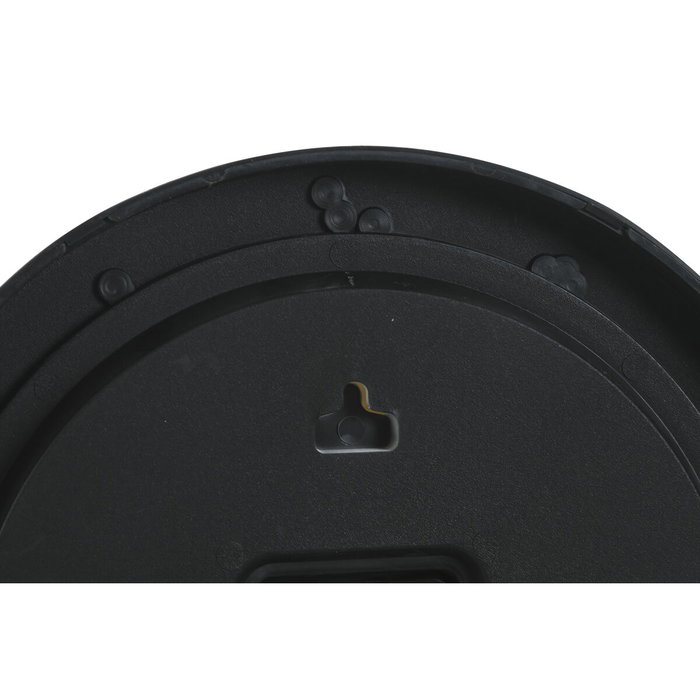 Horloge Murale Home ESPRIT Noir Gris PVC 30 x 4 x 30 cm (2 Unités)