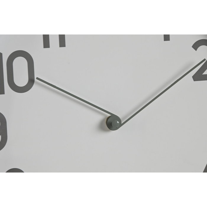 Horloge Murale Home ESPRIT Noir Gris PVC 30 x 4 x 30 cm (2 Unités)