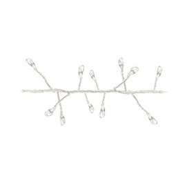 Guirlande lumineuse type espine 100 LED blanc froid, 1,50 m