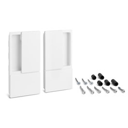 CERRAD/PICAP. MAGNETICOS Manille Wave pour porte battante aveugle, chrome satiné