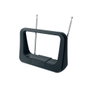 Edm Antenne UHF intérieure TV 470-862 MHz Classic Series 170x120x60mm VHF FM+CH 28dB Noir