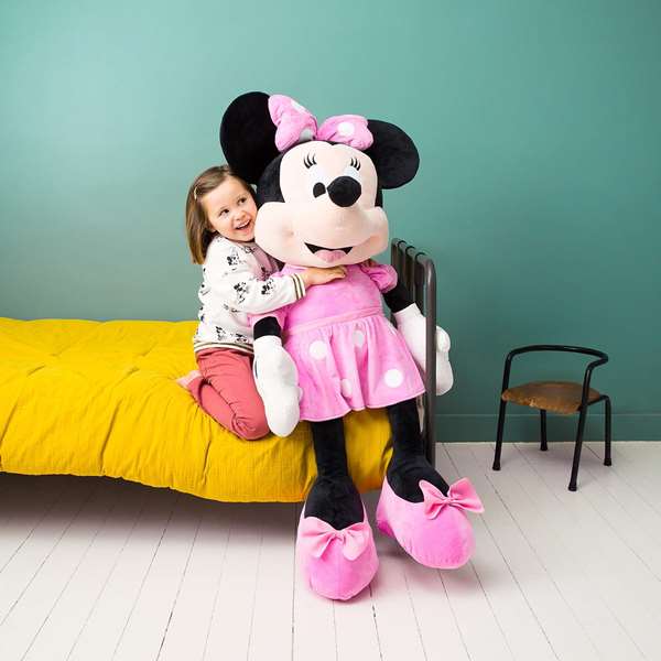 Simba - Peluche Disney Minnie Mouse Soft, Grande Peluche de 120 cm