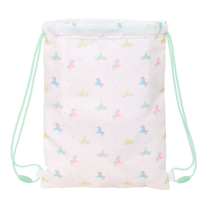 Sac à dos serré par des ficelles Safta Unicornio Beige 26 x 34 x 1 cm Sac à dos serré par des ficelles Safta Unicornio Beige 26 x 34 x 1 cm