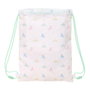 Sac à dos serré par des ficelles Safta Unicornio Beige 26 x 34 x 1 cm